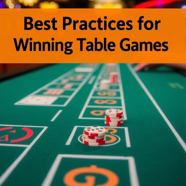 Best Practices for Winning at Casino Table Games: Strategies and Tips